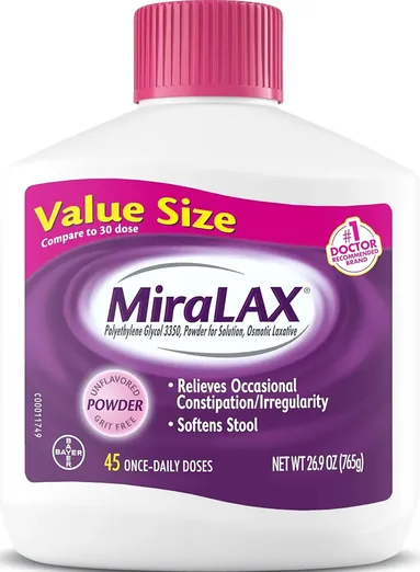 MiraLAX Constipation Relief Powder (45 doses)