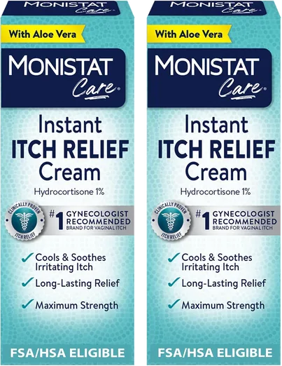 Monistat Instant Itch Relief Cream (2 pack)