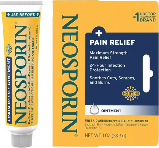Neosporin + Pain Relief Triple Antibiotic Ointment (1 oz)