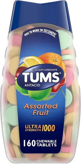 TUMS Smoothies Assorted Fruit Antacid (160 count)
