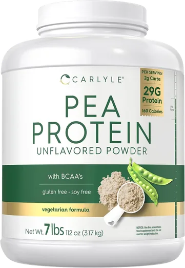 Carlyle Unflavored Pea Protein Isolate (7 lb)