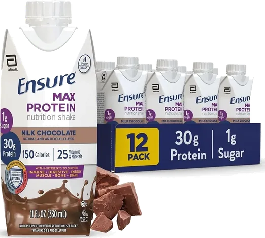 Ensure Max Protein Chocolate Shakes (12 pack)