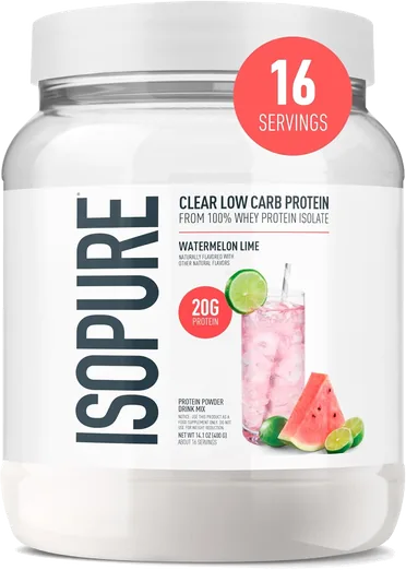 Isopure Clear Watermelon Lime Whey Isolate (14 servings)