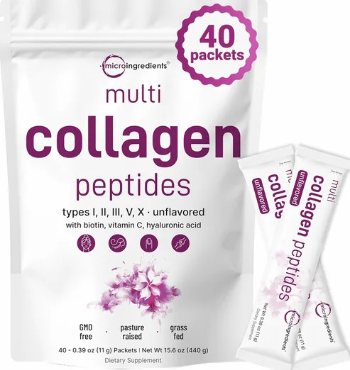 Micro Ingredients Multi Collagen Stick Packs (40 count)