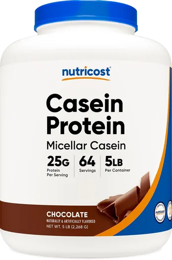 Nutricost Chocolate Casein Protein (5 lb)