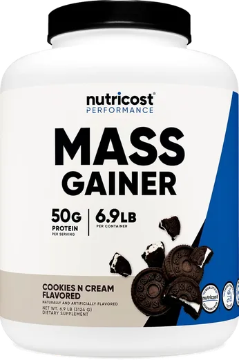 Nutricost Cookies & Cream Mass Gainer (6.9 lb)