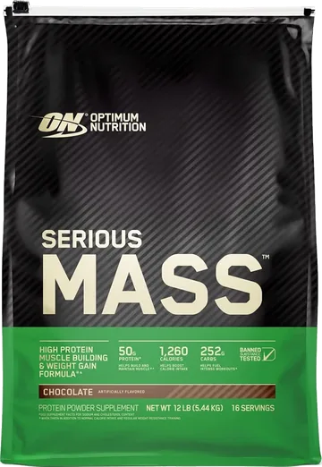 Optimum Nutrition Serious Mass Chocolate (12 lb)