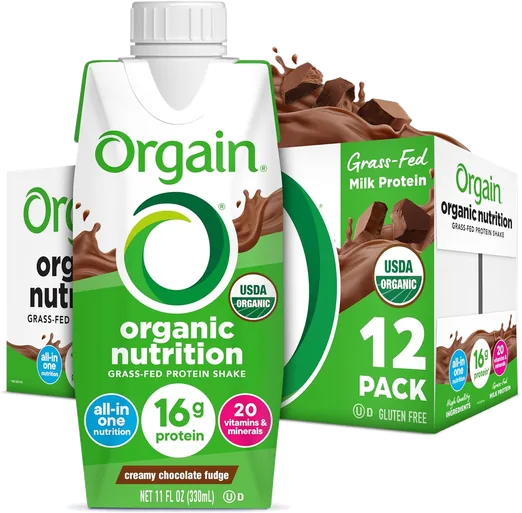 Orgain Organic Chocolate Nutrition Shakes (12 pack)
