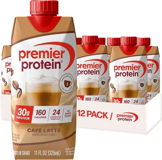 Premier Protein Cafe Latte Shakes (12 pack)