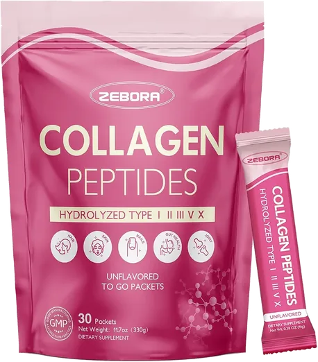 ZEBORA Multi Collagen Peptide Packets (30 count)