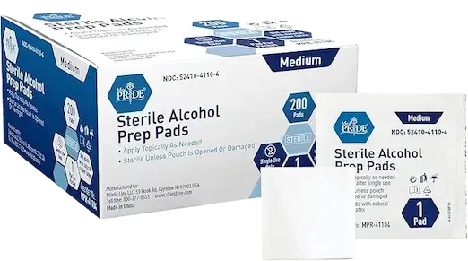 MED PRIDE Sterile Prep Pads (200 count)