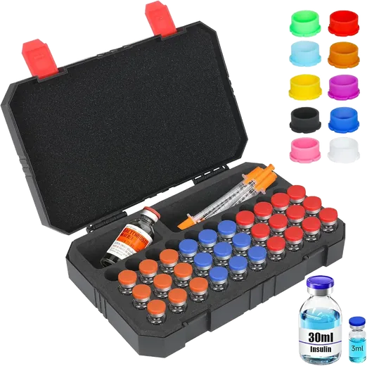 KNOCKO Peptide Fridge & Travel Case (40 slots)
