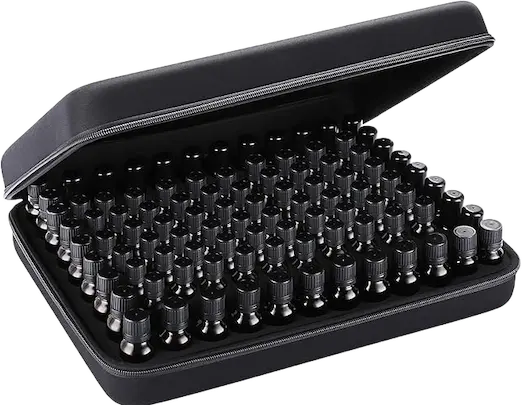 Hipiwe Hard Shell Carrying Case (108 bottles)