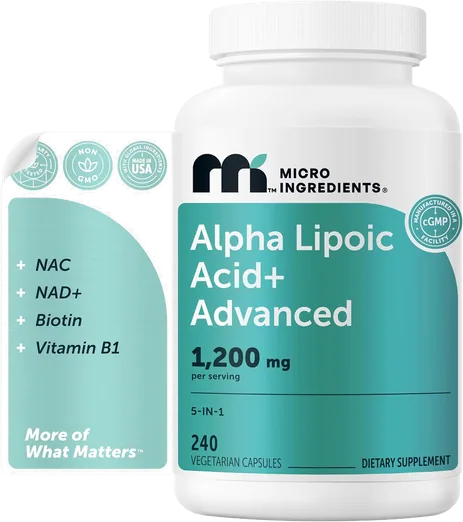 Alpha Lipoic Acid+ 1,200mg (240 capsules)