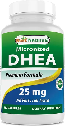 Best Naturals Micronized DHEA 25mg (180 capsules)