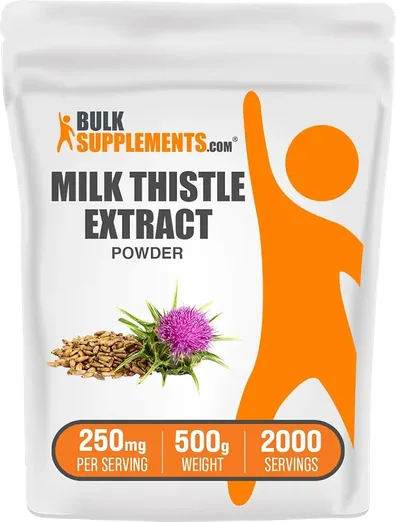 BulkSupplements Milk Thistle Extract Powder (500g)