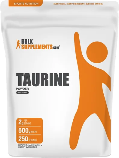 BulkSupplements Taurine Powder (500g)