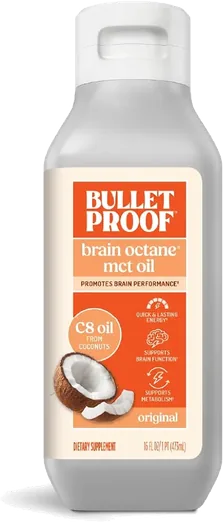 Bulletproof Brain Octane C8 MCT Oil (16 oz)