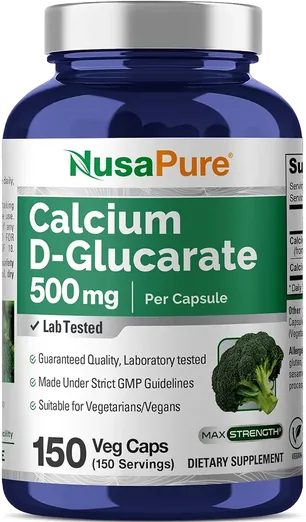Calcium D-Glucarate 500mg (150 capsules)