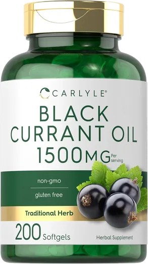 Carlyle Black Currant Seed Oil 1,500mg (200 softgels)
