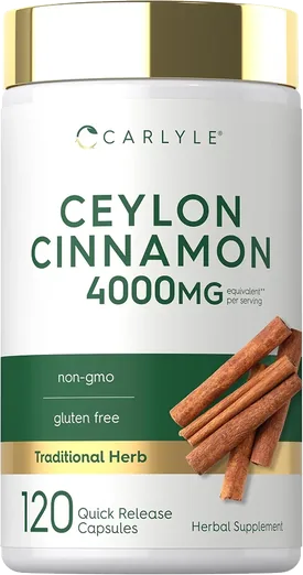 Carlyle Ceylon Cinnamon (120 capsules)