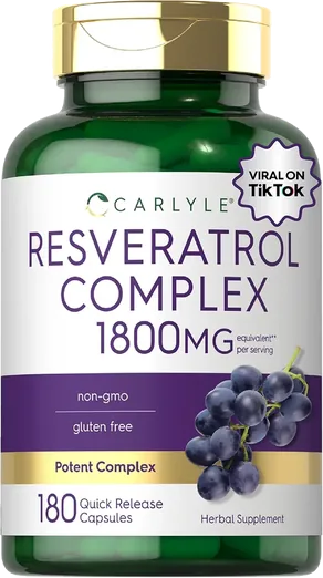 Carlyle Resveratrol Complex (180 capsules)