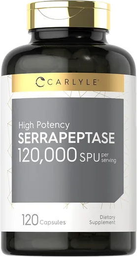 Carlyle Serrapeptase 120,000 SPU (120 capsules)