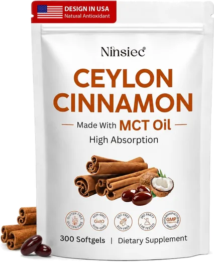 Ceylon Cinnamon 1,800mg with MCT Oil (softgels)