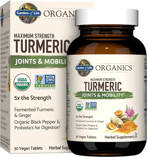 Garden of Life Turmeric Joint & Mobility Support