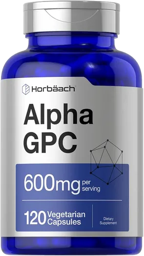 Horbaach Alpha GPC 600mg (120 capsules)