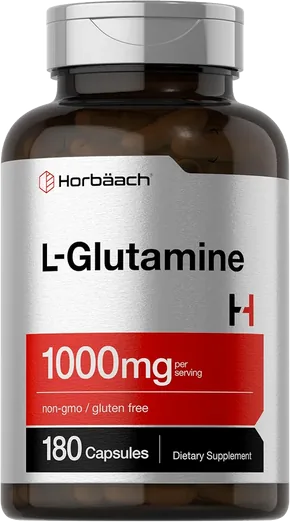 Horbaach L-Glutamine 1,000mg (180 capsules)