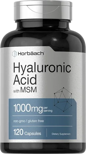Horbaach Hyaluronic Acid with MSM (120 capsules)