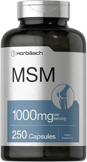 Horbaach MSM 1,000mg (250 capsules)