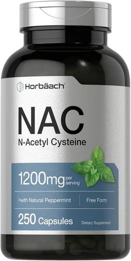 Horbaach NAC 1,200mg (250 capsules)