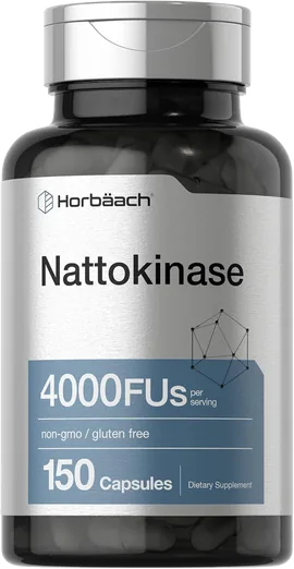Horbaach Nattokinase 4,000 FU (150 capsules)