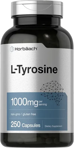 Horbaach L-Tyrosine 1,000mg (250 capsules)