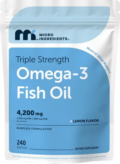 Micro Ingredients Triple Strength Fish Oil 4,200mg