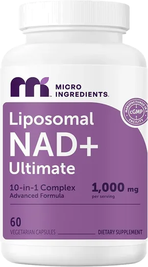 Micro Ingredients Liposomal NAD+ Complex 1,000mg (60 capsules)