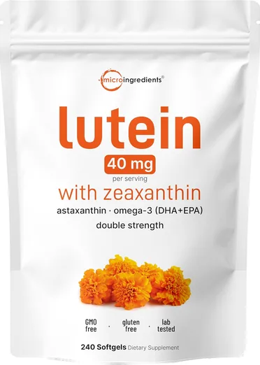 Micro Ingredients Lutein Zeaxanthin with Omega-3