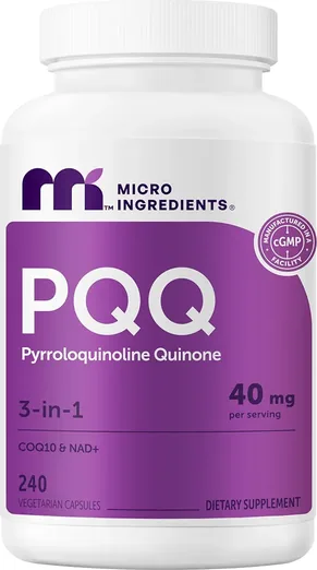 Micro Ingredients PQQ 40mg (240 capsules)