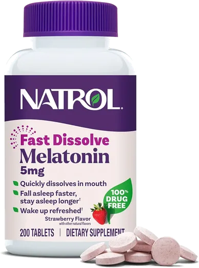 Natrol Melatonin 5mg Fast Dissolve (200 tablets)