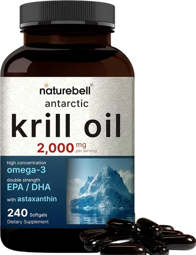 NatureBell Antarctic Krill Oil 2,000mg (240 softgels)