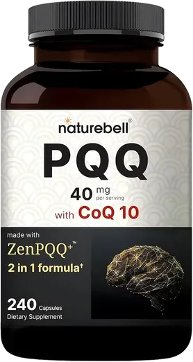 NatureBell PQQ 40mg with CoQ10 (240 capsules)