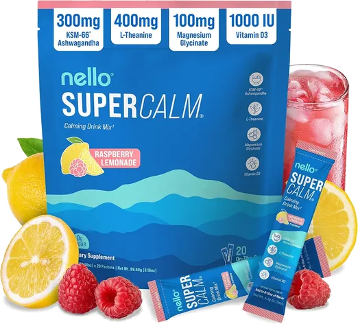 Nello Supercalm Raspberry Lemonade (20 packets)