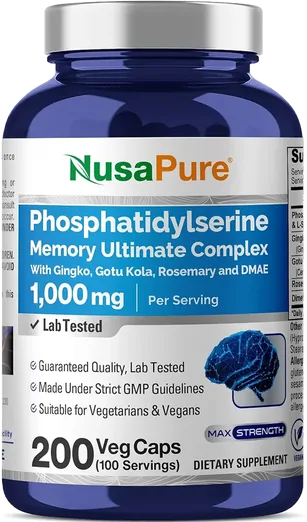 Phosphatidylserine Memory Complex 1,000mg (200 capsules)
