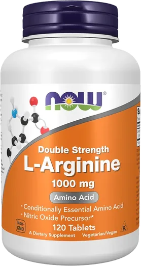 NOW L-Arginine 1,000mg (120 tablets)
