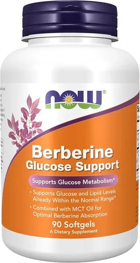 NOW Berberine Glucose Support (90 softgels)