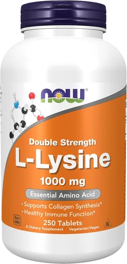 NOW L-Lysine 1,000mg (250 tablets)