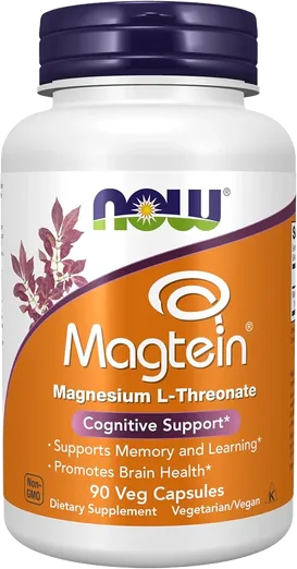 NOW Magtein Magnesium L-Threonate (90 capsules)