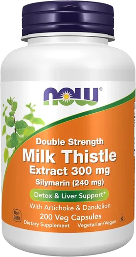 NOW Silymarin Milk Thistle Extract 300mg (200 capsules)